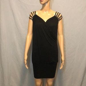 Sexy Beaded Black Dress